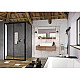 Купить Душевой уголок 110х80 см Ravak Blix Slim BLSDP2 + BLSPS X0PMD0300Z1 + X9BM40300Z1 прозрачное в магазине сантехники Santeh-Crystal.ru
