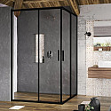 Душевой уголок 100х80 см Ravak Blix Slim BLSRV2K + BLSRV2K X1XM40300Z1 + X1XMA0300Z1 прозрачное Душевой уголок 100х80 см Ravak Blix Slim BLSRV2K + BLSRV2K X1XM40300Z1 + X1XMA0300Z1 прозрачное
