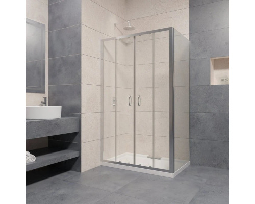 Купить Душевой уголок 135х80 см RGW PA-41 (PA-11+Z-050-2) Passage 01084183-011 прозрачное в магазине сантехники Santeh-Crystal.ru