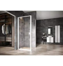 Душевой уголок 80х100 см Ravak Nexty NDOP1 + NPSS 03O40101Z1 + 90OA0100Z1 прозрачное