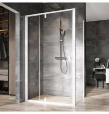 Душевой уголок 110х100 см Ravak Nexty NDOP2 + NPSS 03OD0101Z1 + 90OA0100Z1 прозрачное