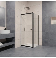 Душевой уголок 87,5-100х90 см RGW PA-32B (PA-02B+Z-050-1B) Passage 04083299-014 прозрачное