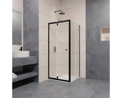 Купить Душевой уголок 77-90х80 см RGW PA-32B (PA-02B+Z-050-1B) Passage 04083288-014 прозрачное в магазине сантехники Santeh-Crystal.ru