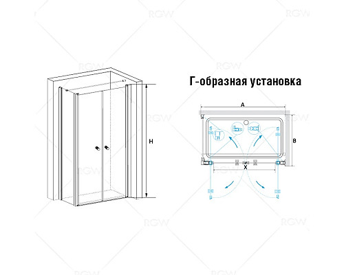 Santeh-Crystal.ru: Душевой уголок 100х100 см RGW PA-37 (PA-04+Z-050-1+держатель) Passage 04083700-011 прозрачное Купить Душевой уголок 100х100 см RGW PA-37 (PA-04+Z-050-1+держатель) Passage 04083700-011 прозрачное в магазине сантехники Santeh-Crystal.ru