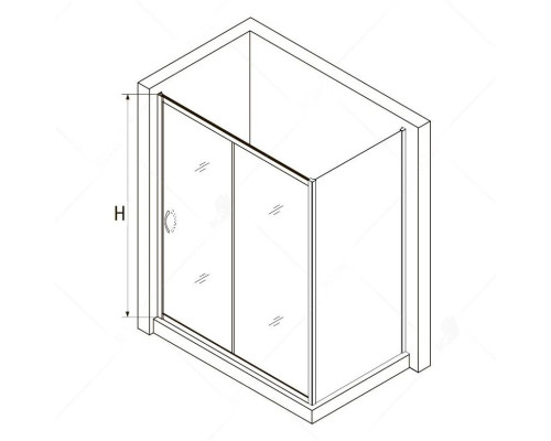 Заказать Душевой уголок 140х90 см RGW PA-76 (PA-016+Z-050-2) Passage 35087694-11 прозрачное в магазине сантехники Santeh-Crystal.ru