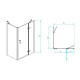 Купить Душевой уголок 144х80 см RGW PA-77-B R (PA-07B+Z-050-2B+держатель) Passage 41087748-084R прозрачное в магазине сантехники Santeh-Crystal.ru