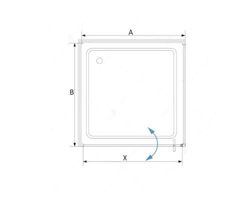 Купить Душевой уголок 80,5х90 см RGW SV-43B (SV-02B+Z-050-3B) Stilvoll 06324389-014 прозрачное в магазине сантехники Santeh-Crystal.ru