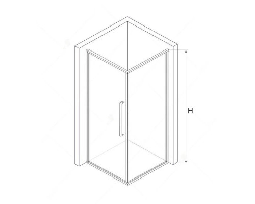 Купить Душевой уголок 80,5х90 см RGW SV-43B (SV-02B+Z-050-3B) Stilvoll 06324389-014 прозрачное в магазине сантехники Santeh-Crystal.ru