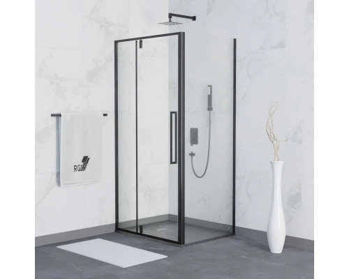 Купить Душевой уголок 90,5х100 см RGW SV-44B (SV-03B+Z-050-3B) Stilvoll 06324490-014 прозрачное в магазине сантехники Santeh-Crystal.ru