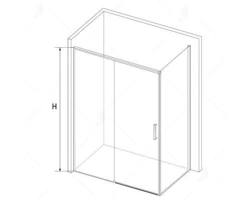 Купить Душевой уголок 150х80 см RGW SV-45 (SV-13+Z-050-2) Stilvoll 06324558-011 прозрачное в магазине сантехники Santeh-Crystal.ru