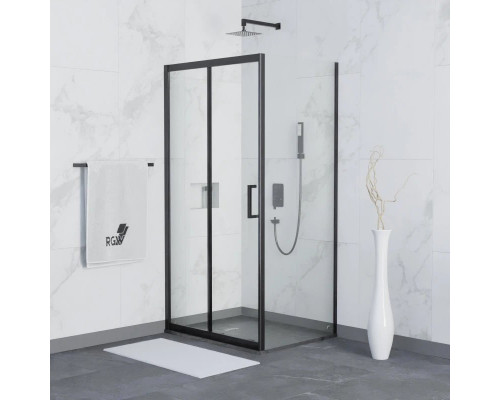 Купить Душевой уголок 120х80 см RGW SV-45B (SV-13B+Z-050-2B) Stilvoll 06324525-014 прозрачное в магазине сантехники Santeh-Crystal.ru