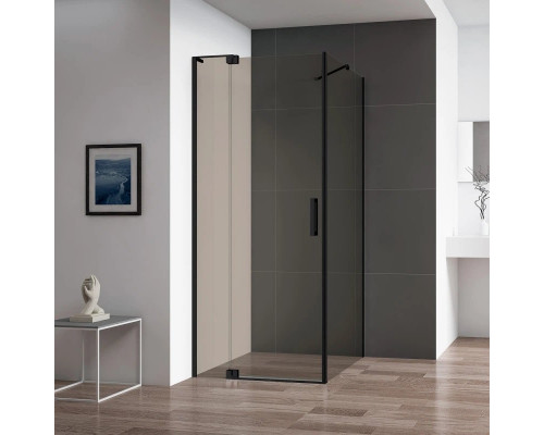 Купить Душевой уголок 70-80х89,5 см Cezares SLIDER-AH-1-90-70/80-BR-NERO бронза в магазине сантехники Santeh-Crystal.ru