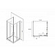 Купить Душевой уголок 80х80 см Abber Schwarzer Diamant AG02080B-S80B прозрачное в магазине сантехники Santeh-Crystal.ru