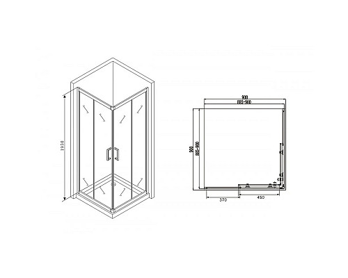 Santeh-Crystal.ru: Душевой уголок 90х90 см Abber Schwarzer Diamant AG02090B прозрачное Купить Душевой уголок 90х90 см Abber Schwarzer Diamant AG02090B прозрачное в магазине сантехники Santeh-Crystal.ru