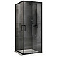 Купить Душевой уголок 90х90 см Abber Schwarzer Diamant AG02090B прозрачное в магазине сантехники Santeh-Crystal.ru