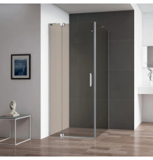 Душевой уголок 90-100х89,5 см Cezares SLIDER-AH-1-90-90/100-BR-Cr бронза