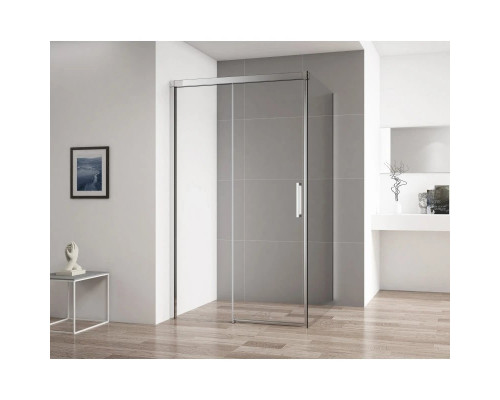 Купить Душевой уголок 110х80 см Cezares DUET SOFT-AH-1-110/80-C-Cr прозрачное в магазине сантехники Santeh-Crystal.ru