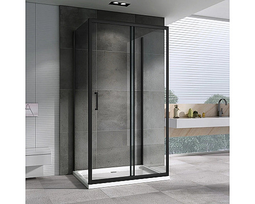 Santeh-Crystal.ru: Душевой уголок 110х70 см Abber Schwarzer Diamant AG30110B-S70B-S70B прозрачное Приобрести Душевой уголок 110х70 см Abber Schwarzer Diamant AG30110B-S70B-S70B прозрачное в магазине сантехники Santeh-Crystal.ru