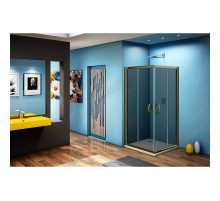 Душевой уголок 90х90 см Good Door Jazz CR-90-B-BR тонированное