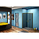 Купить Душевой уголок 100х100 см Good Door Jazz CR-100-B-BR тонированное в магазине сантехники Santeh-Crystal.ru