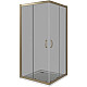 Купить Душевой уголок 100х100 см Good Door Jazz CR-100-B-BR тонированное в магазине сантехники Santeh-Crystal.ru