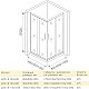 Купить Душевой уголок 100х100 см Good Door Jazz CR-100-B-BR тонированное в магазине сантехники Santeh-Crystal.ru