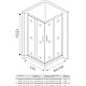 Купить Душевой уголок 120х90 см Good Door Infinity CR-120-90-G-CH прозрачное в магазине сантехники Santeh-Crystal.ru