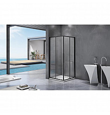 Душевой уголок 80х80 см Good Door Idea CR-80-C-B прозрачное