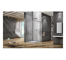 Душевой уголок 80х80 см Good Door Lira CR-80-C-CH прозрачное