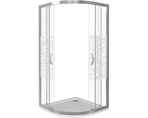 Santeh-Crystal.ru: Душевой уголок 80х80 см Good Door Infinity R-80-W-CH прозрачный с рисунком Приобрести Душевой уголок 80х80 см Good Door Infinity R-80-W-CH прозрачный с рисунком в магазине сантехники Santeh-Crystal.ru