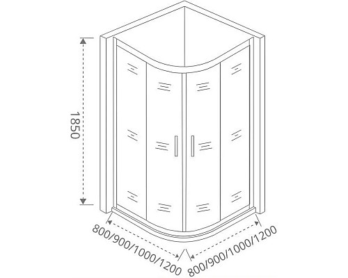 Santeh-Crystal.ru: Душевой уголок 80х80 см Good Door Infinity R-80-W-CH прозрачный с рисунком Приобрести Душевой уголок 80х80 см Good Door Infinity R-80-W-CH прозрачный с рисунком в магазине сантехники Santeh-Crystal.ru