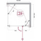 Купить Душевой уголок 80х100 см BelBagno Kraft KRAFT-AH-12-80/100-C-Cr-R прозрачное в магазине сантехники Santeh-Crystal.ru