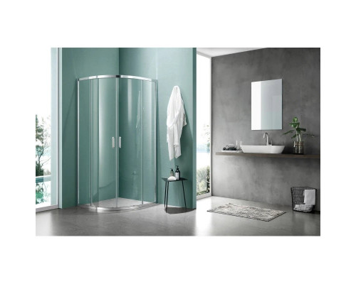 Купить Душевой уголок 90х90 см Aquatek AQ ARI RO 09020CH прозрачное в магазине сантехники Santeh-Crystal.ru