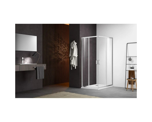 Купить Душевой уголок 90х90 см Aquatek AQ ARI KV 09020CH прозрачное в магазине сантехники Santeh-Crystal.ru