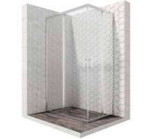 Душевой уголок 100х80 см Ambassador Kingston 14011120 прозрачное