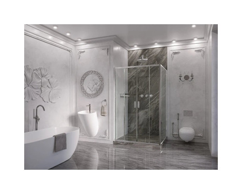 Заказать Душевой уголок 150х70 см Ambassador Forsa 17021110AX-70AX прозрачное в магазине сантехники Santeh-Crystal.ru