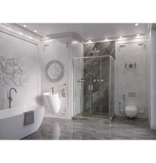 Душевой уголок 150х80 см Ambassador Forsa 17021110AX-80AX прозрачное