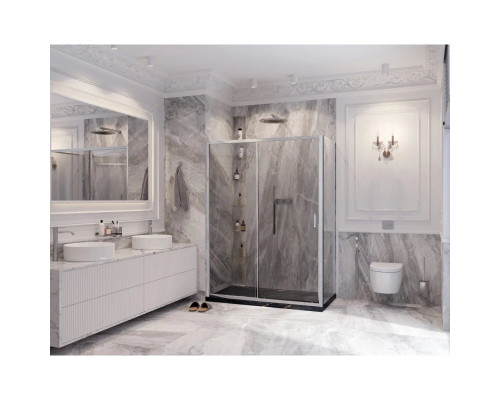 Приобрести Душевой уголок 150х90 см Ambassador Forsa 17021121AX-90AX прозрачное в магазине сантехники Santeh-Crystal.ru