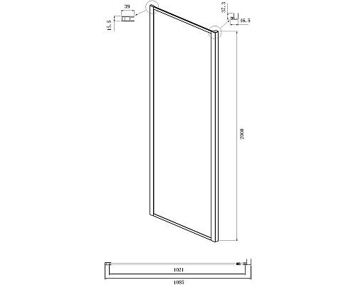 Приобрести Душевой уголок 110х110 см Ambassador Forsa 17021217AB-110AB прозрачное в магазине сантехники Santeh-Crystal.ru
