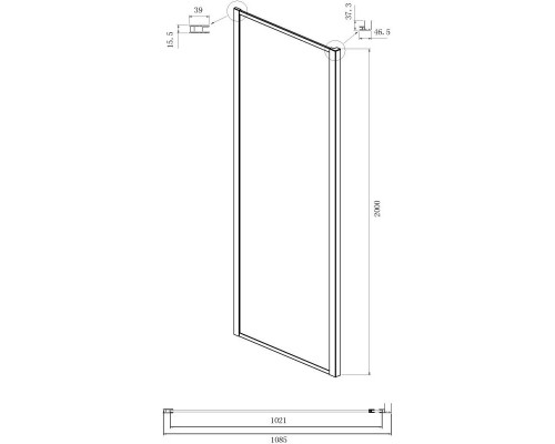 Купить Душевой уголок 140х110 см Ambassador Forsa 17021220AB-110AB прозрачное в магазине сантехники Santeh-Crystal.ru
