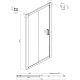 Приобрести Душевой уголок 140х120 см Ambassador Forsa 17021220AB-120AB прозрачное в магазине сантехники Santeh-Crystal.ru