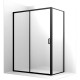 Заказать Душевой уголок 150х90 см Ambassador Forsa 17021221AB-90AB прозрачное в магазине сантехники Santeh-Crystal.ru