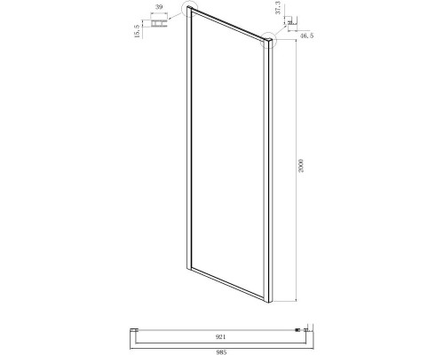 Приобрести Душевой уголок 150х100 см Ambassador Forsa 17021221AB-100AB прозрачное в магазине сантехники Santeh-Crystal.ru