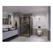 Душевой уголок 110х110 см Ambassador Forsa 17022217ABB-110ABB тонированное