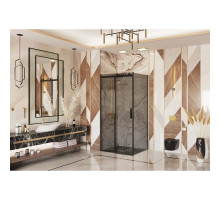 Душевой уголок 120х80 см Ambassador Benefit 19022201HBB-80HBB тонированное