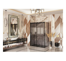 Душевой уголок 150х80 см Ambassador Benefit 19022204HBB-80HBB тонированное