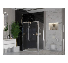 Душевой уголок 120х110 см Ambassador Intense 110021101IX-110IX прозрачное