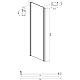 Купить Душевой уголок 120х80 см Ambassador Intense 110022201IBB-80IBB тонированное в магазине сантехники Santeh-Crystal.ru