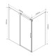 Заказать Душевой уголок 130х100 см Vincea Como VSR-1C1013CLB прозрачное в магазине сантехники Santeh-Crystal.ru