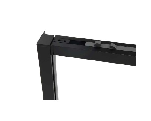 Купить Душевой уголок 110х90 см Vincea Slim Soft VSR-1SS9011CLB прозрачное в магазине сантехники Santeh-Crystal.ru